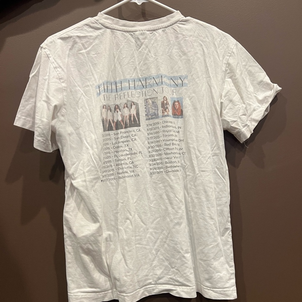 Vintage Fifth Harmony T-shirt (Reflection Tour) Size Medium - Picture 2 of 2